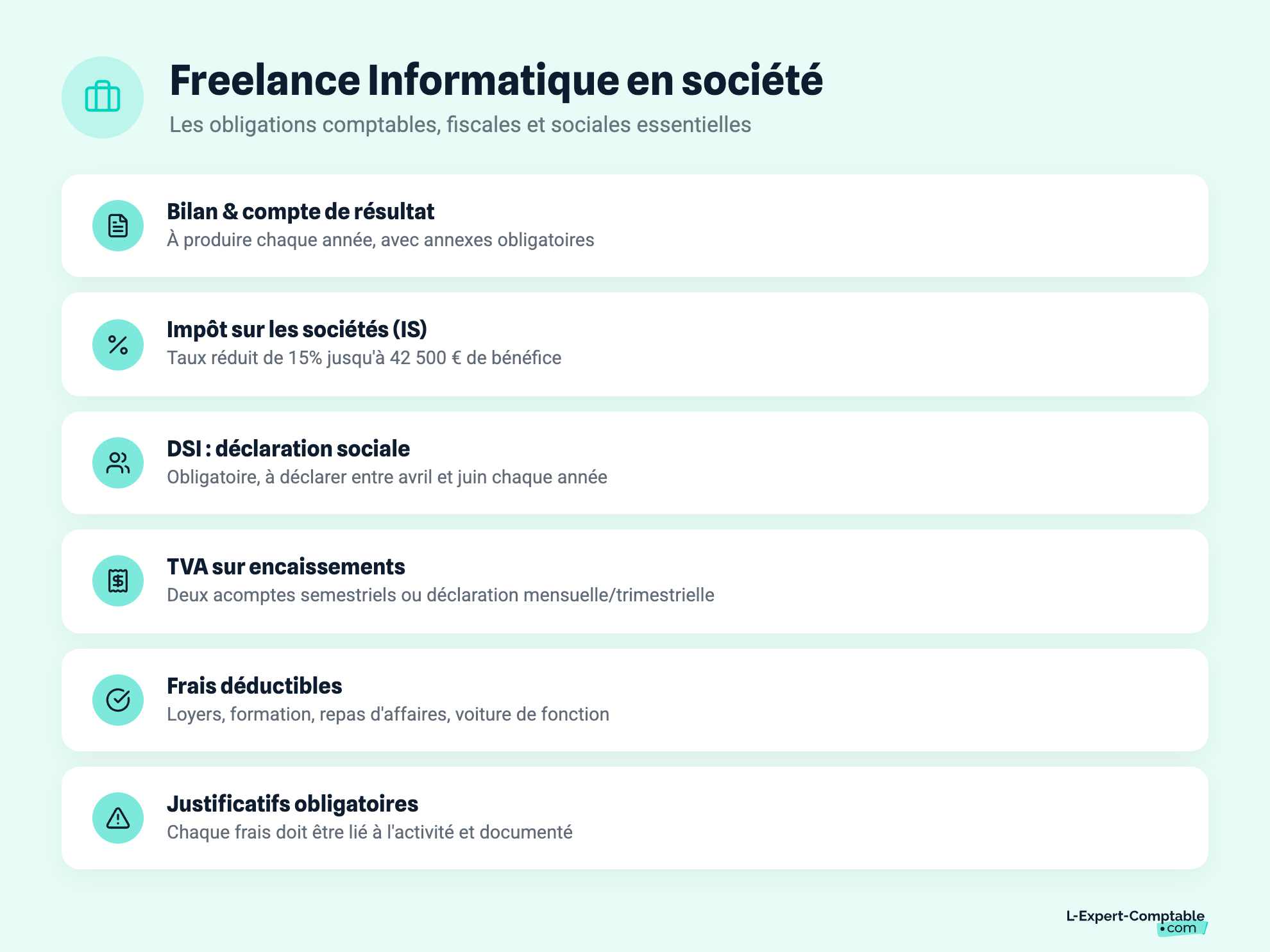 Freelance Informatique en société